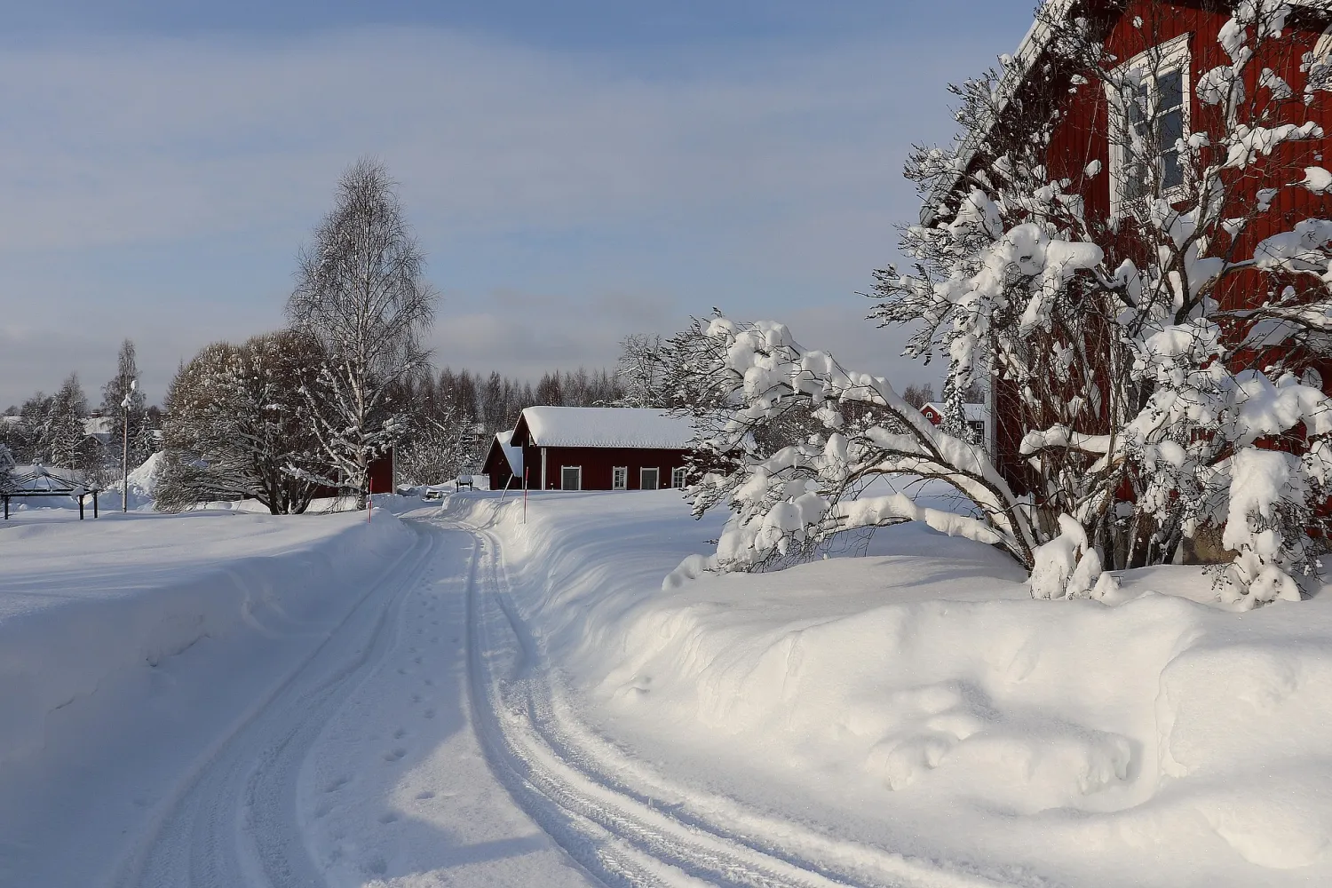 Bruksområdet i vinterskrud 